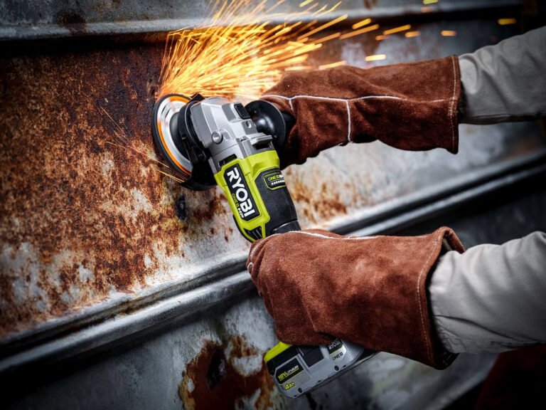 Ryobi 18V HP Brushless 4 1/2-inch Angle Grinder