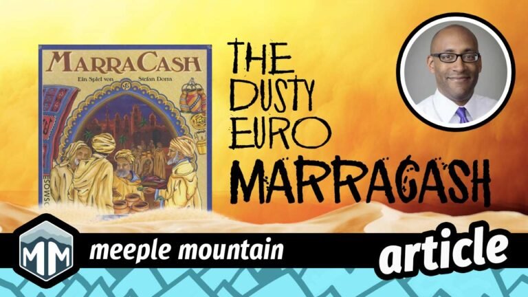 The Dusty Euros Collection: MarraCash — Meeple Mountain