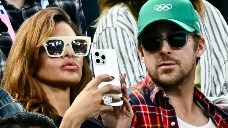 Ryan Gosling and Eva Mendes Shared Extraordinarily Uncommon PDA on the 2024 Paris Olympics