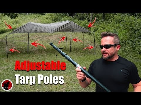 The Out of doors Gear Evaluation: CRAZY Lengthy Adjustable Tarp / Tent Poles from Inexperienced Elephant