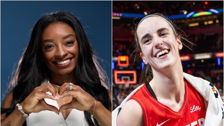 Simone Biles Simply Met Caitlin Clark and the Indiana Fever—and the Video Is Too Healthful for WNBA Followers