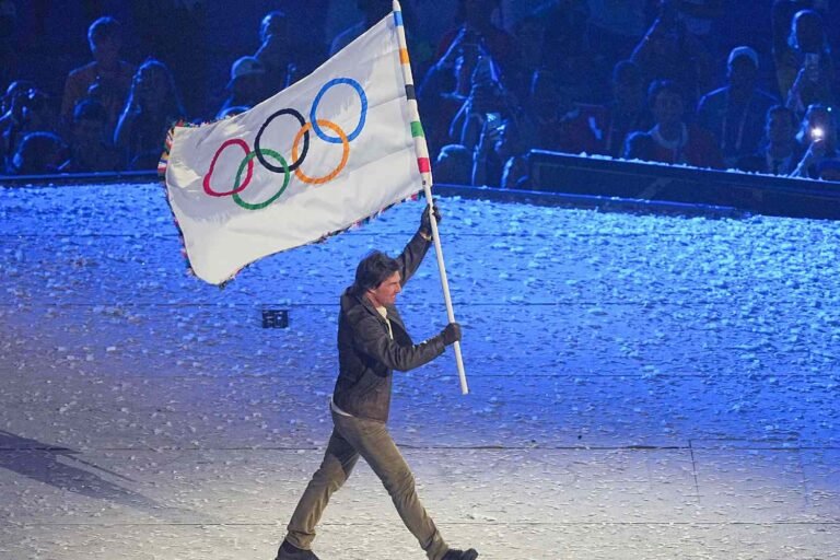 Tom Cruise soars at 2024 Olympics Closing Ceremony in Paris