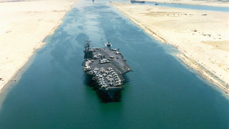 Can U.S. Plane Carriers Match Via The Suez And Panama Canals?