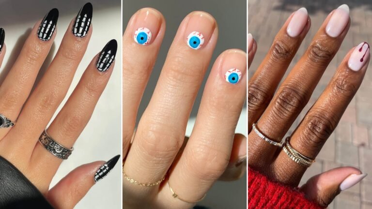 37 Halloween Nail Artwork Concepts That Are Equal Components Eerie and Cute