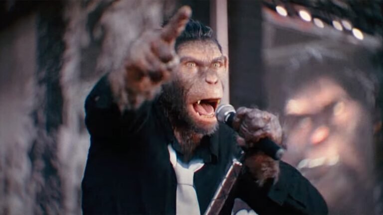 Robbie Williams Is A CGI Ape In Wild New Biopic